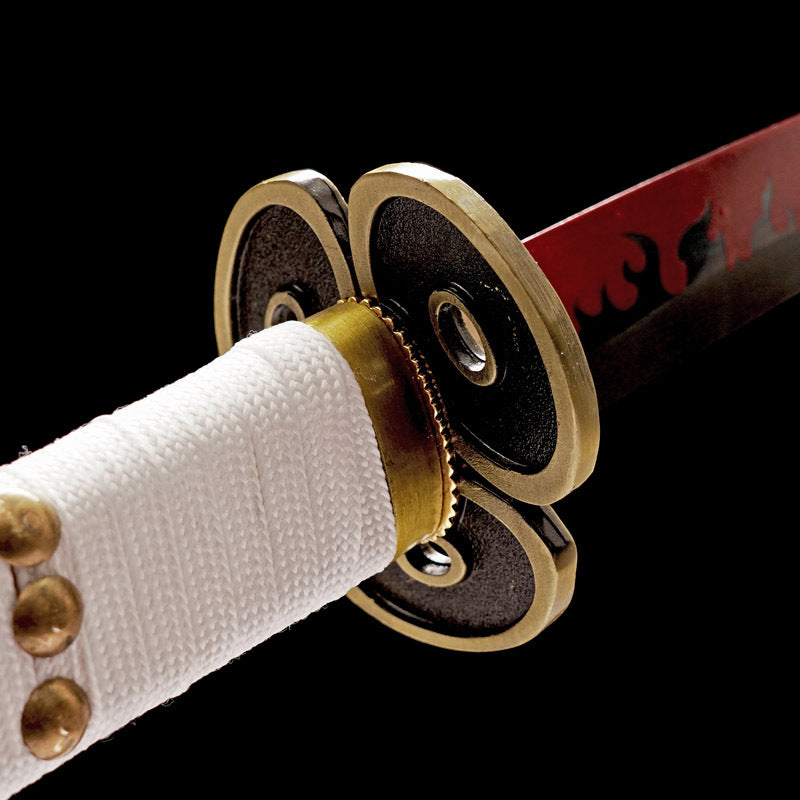 Anime “Tenbazame” Katana - Expertly Crafted from 1045 Steel, Substantial 1600g Weight, Themed Collectible for Display & Cosplay,Hand-forged katana