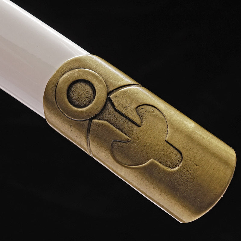 Anime “Tenbazame” Katana - Expertly Crafted from 1045 Steel, Substantial 1600g Weight, Themed Collectible for Display & Cosplay,Hand-forged katana