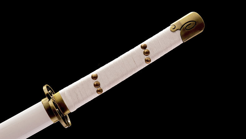 Anime “Tenbazame” Katana - Expertly Crafted from 1045 Steel, Substantial 1600g Weight, Themed Collectible for Display & Cosplay,Hand-forged katana