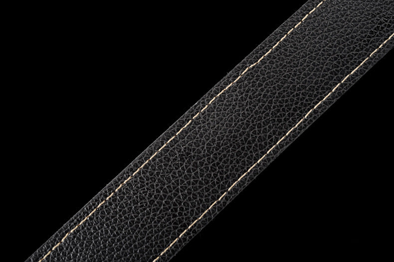 Wen Jing Jian - "Mysterious Lotus Casebook" Li Lianhua 1:1 Replica, Folded Pattern Steel, Solid Copper Silver-Plated Fittings, Belt Sheath, Collector's Edition