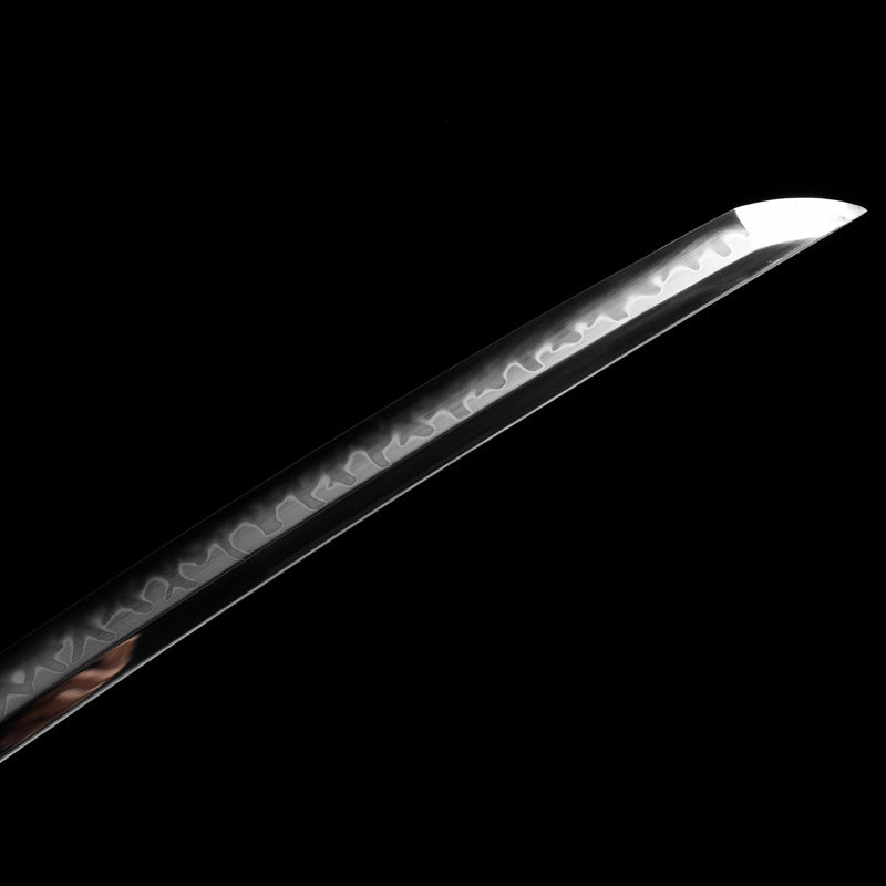 "Mystic Night Sky" Japanese T10 Steel Katana, Dragon Claw Hamon Handmade Sword (103cm Overall), Non-Sharpened Collectible Sword for Display & Gift