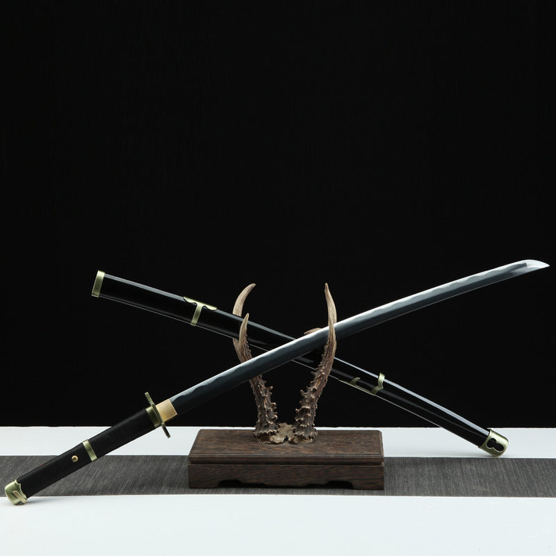 Legendary “Snow Walk” Katana Replica - Anime Style Collection Sword, 1045 Steel, 105cm Overall, Zoro's Sword Inspired Design,Hand-forged katana