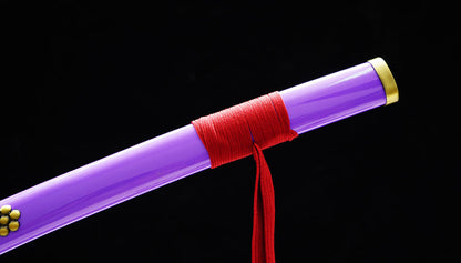 Enma Anime Katana - Popular Anime Demon Blade Inspired Collectible, Carbon Steel Construction, 105cm Overall with 72cm Edge