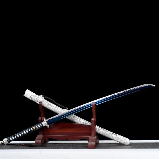 "Silver Melody" Chinese Sword | Hand-Forged Manganese Steel | Collector's Heritage Artwork